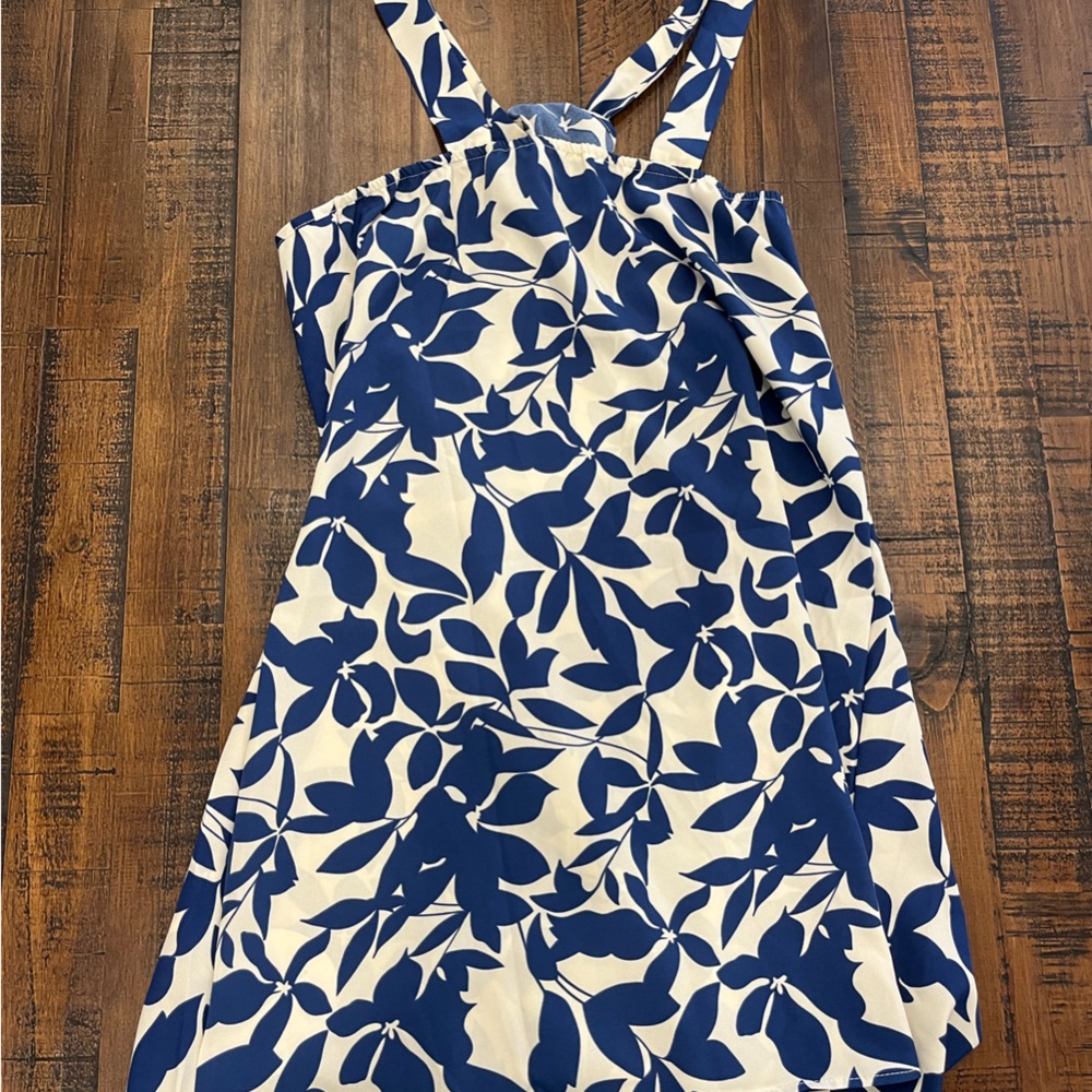 Blue Floral Dress